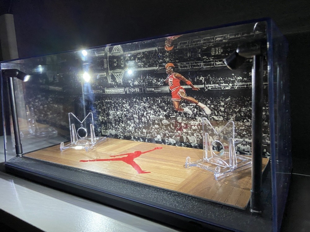 Michael Jordan custom LED sports card display case GOAT 🔥