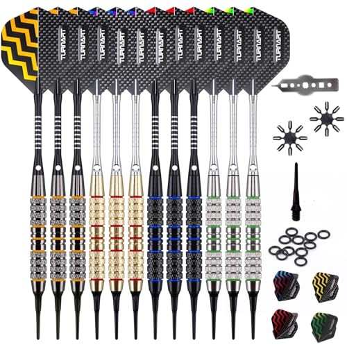 Darts Plastic Tip - Professional Soft Tip Darts Set for Electronic Tungsten
