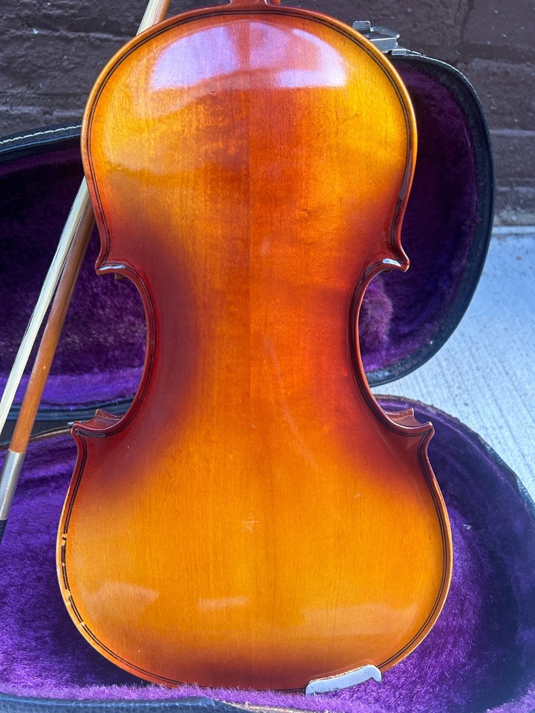 4/4 Violin Unknown Maker With Case