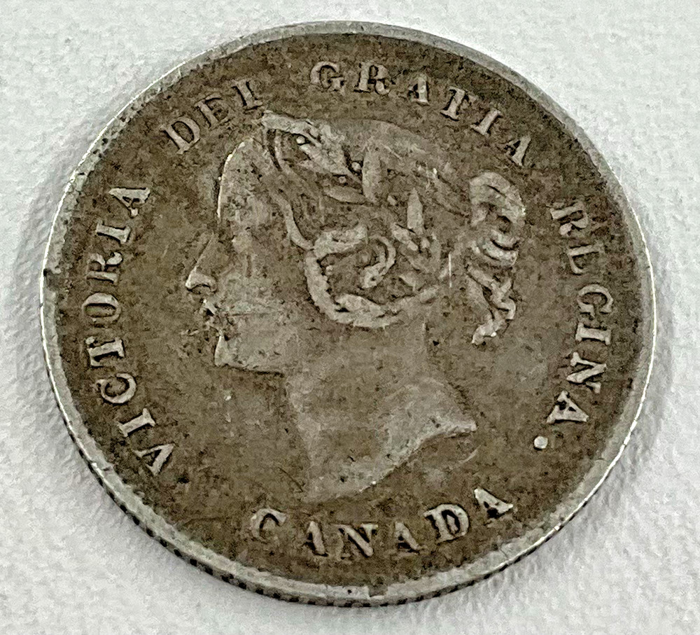 1896 Canada 5 Cent Silver