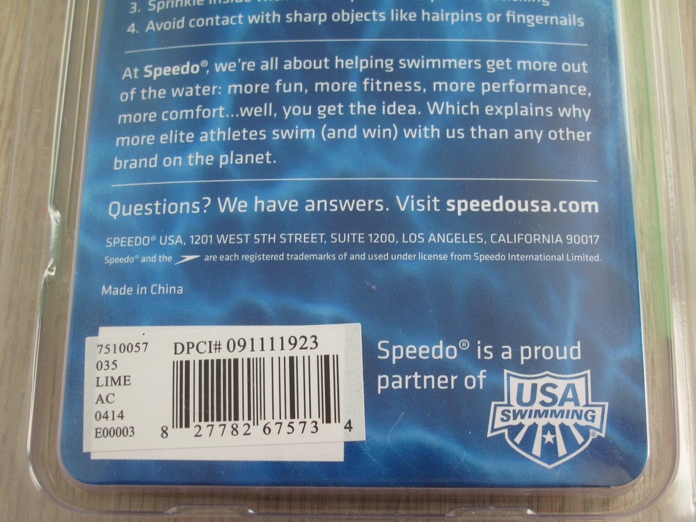 Speedo Junior Solid Silicone Swim Cap - Lime - New