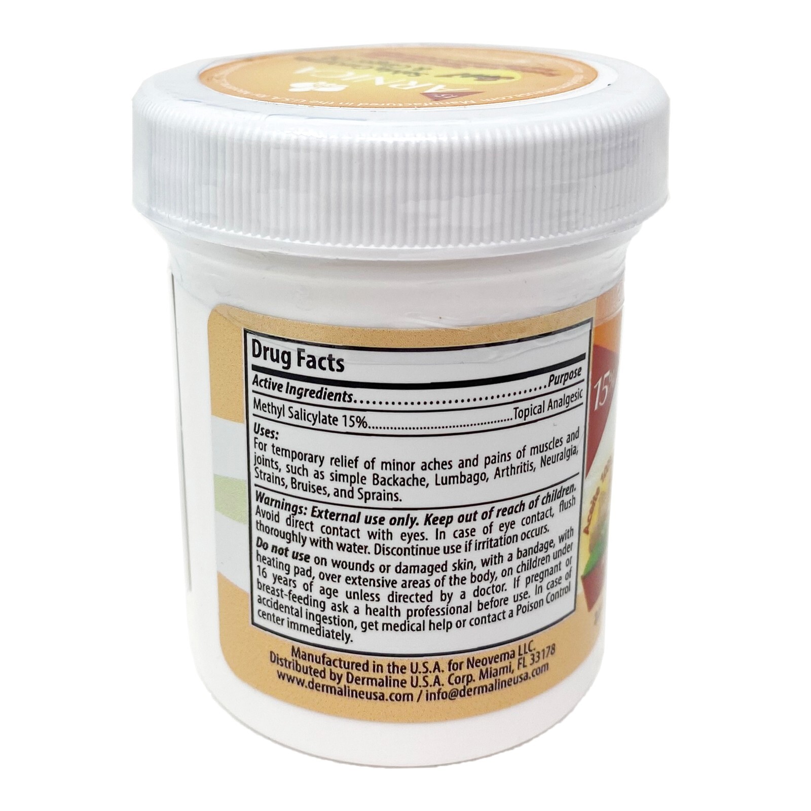 Dermaline antiinflammatory ointment with arnica andginger oil 2.5 Fl OZ