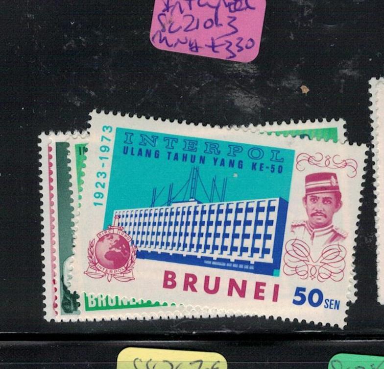 Brunei Interpol SG 210-3 MNH (5eow)