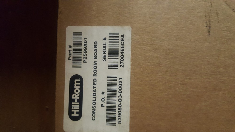 P2599A01 Hill-Rom Consolidated Room Board