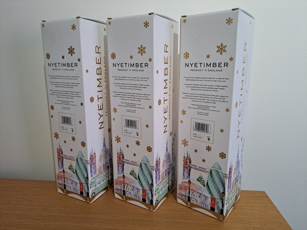 EMPTY NYETIMBER SKYLINE Boxes x3