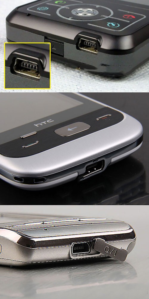 Mini USB Interface Dust proof Plugs Silica Gel Port Protector Black Transparency