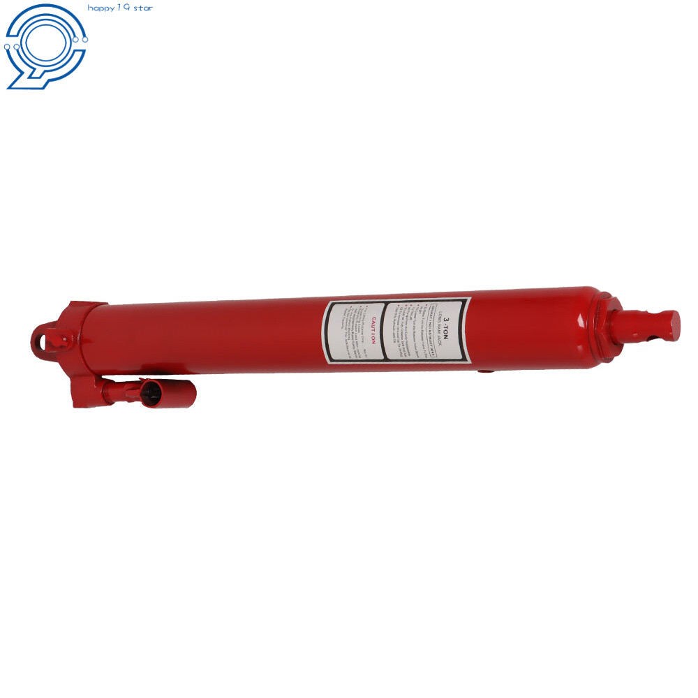 New 3 Ton Long Manual Hydraulic Ram Jack Single Pump Engine Lift Cherry Picker