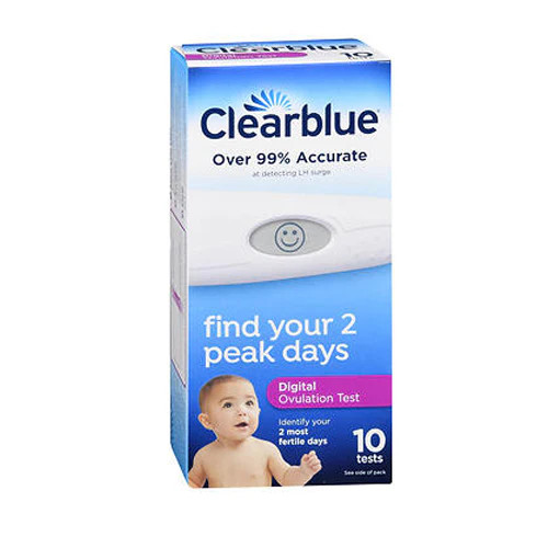 Digital Ovulation Tests 10 Each By Clearblue