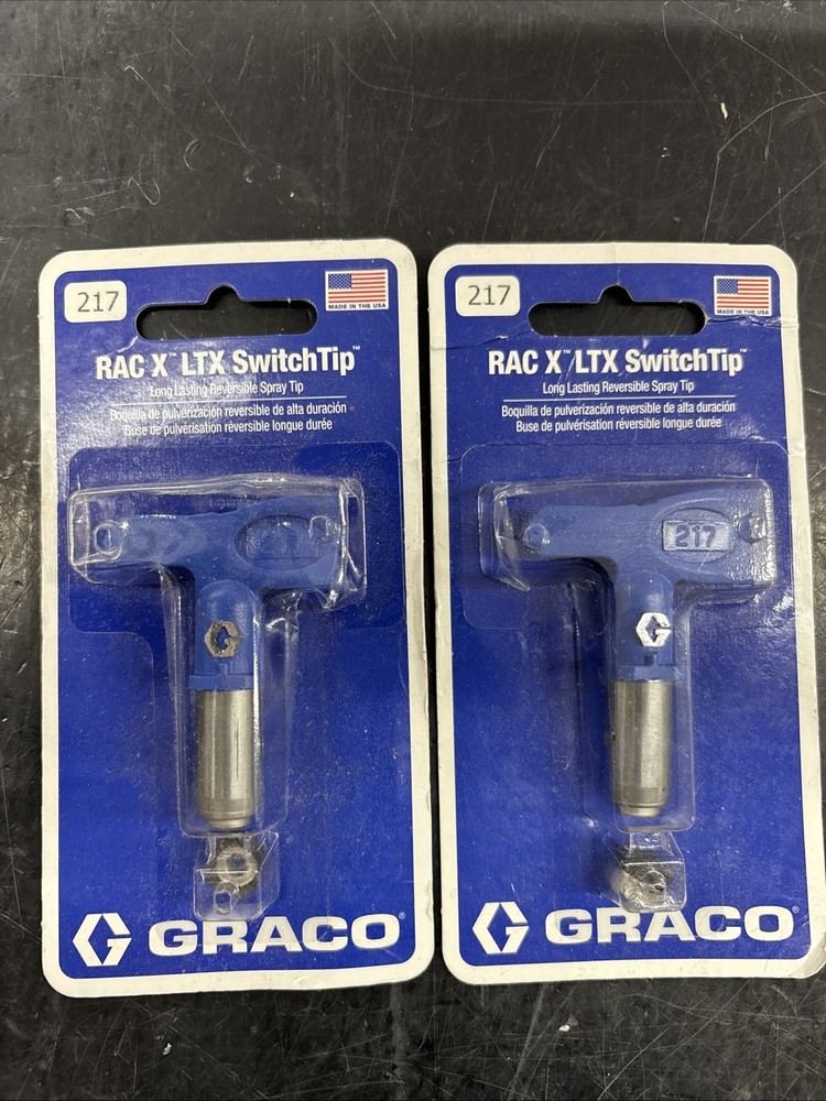 2 Graco RAC X Switch Tip LTX217 Paint Sprayer Tip New