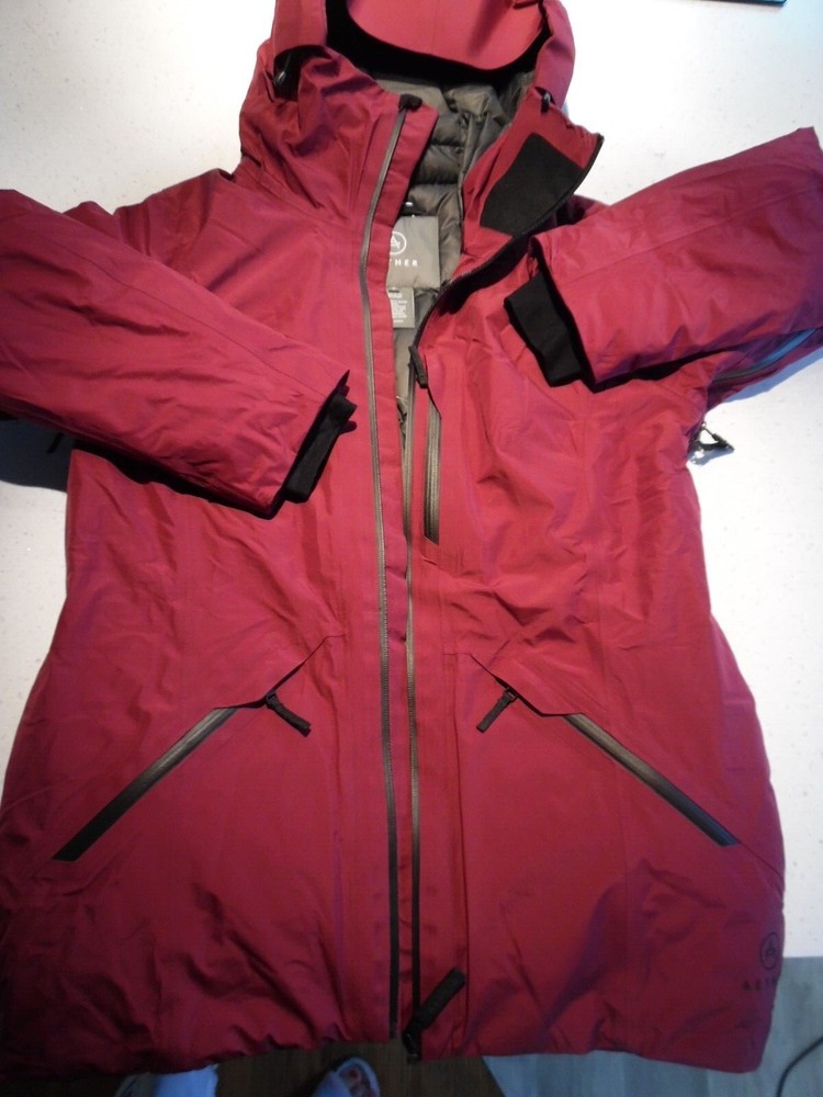 Aether Apparel Peak Down Ski Snowboard Jacket sz 3/L NWT