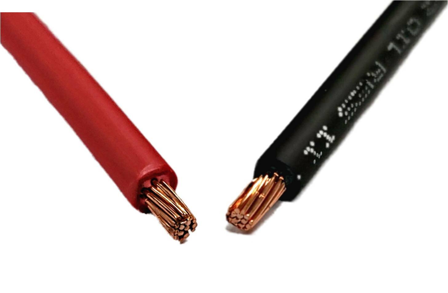 10 AWG and 12 Gauge Red Black Solar Cable Wire with 5 pairs Solar Connectors