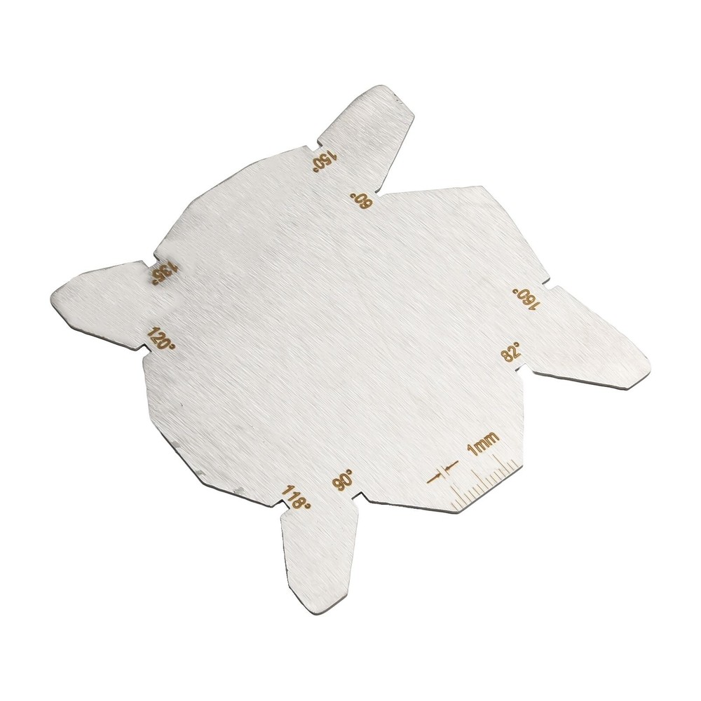 Drill Bit Angle Gauge Sharpening Set with 3Pcs SS Inspection Measurement Tools