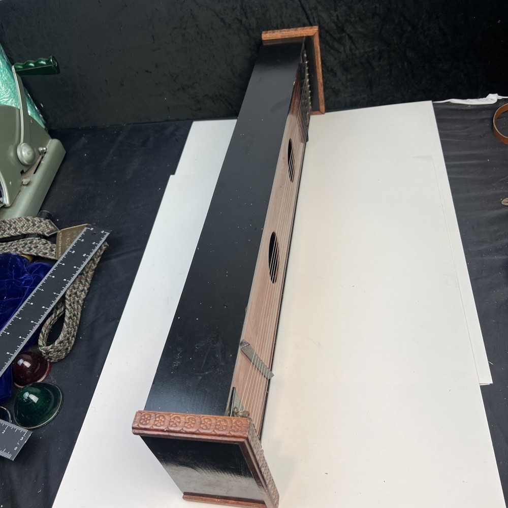 Home Made Koto Like Box Instrument 8 Adjustable Strings
