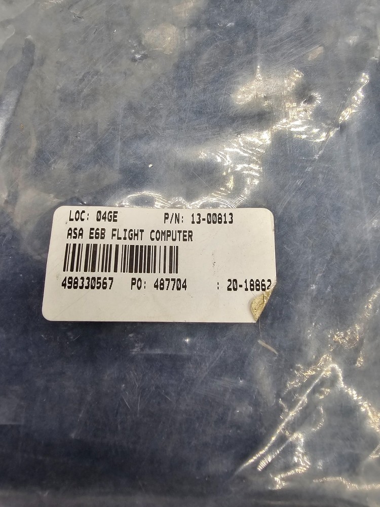 ASA AirClassics E6-B Aviation Flight Computer ASA-E6B W/ Instructions