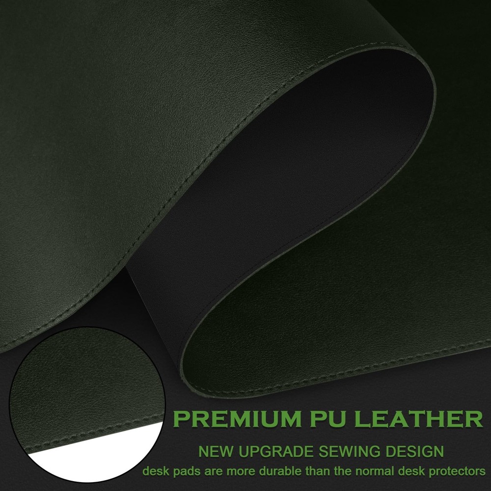 Bleswin Multifunctional Large Desk Mat, Double Sided Computer Desk pad, Exten...