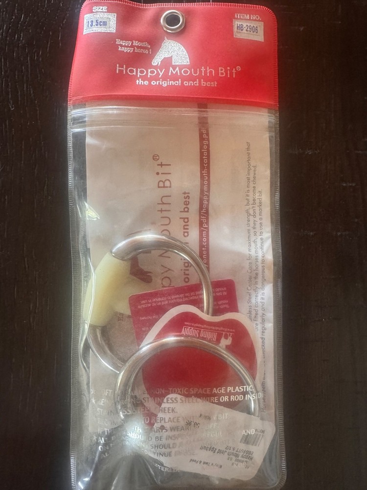 happy mouth apple flavor egg butt snaffle