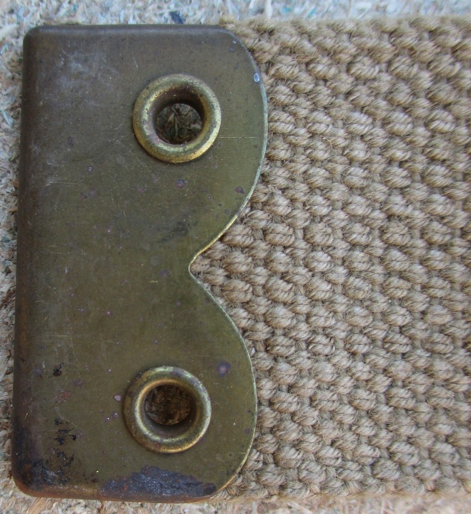 RARE British Army:"1941 WEB BREN SUPPLEMENTARY POUCHES STRAP" (37 Pattern, MECo)