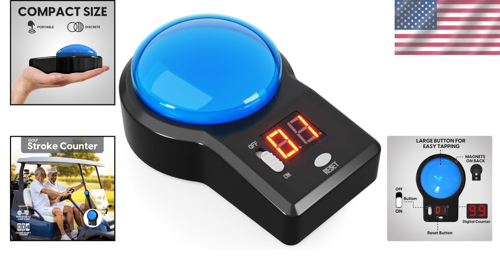 Versatile Digital Counting Device with Large Display for Sports & Warehouse