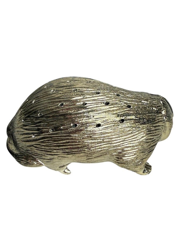 Vintage Silver Plate Porcupine Charcuterie Toothpick Holder Housewarming Gift