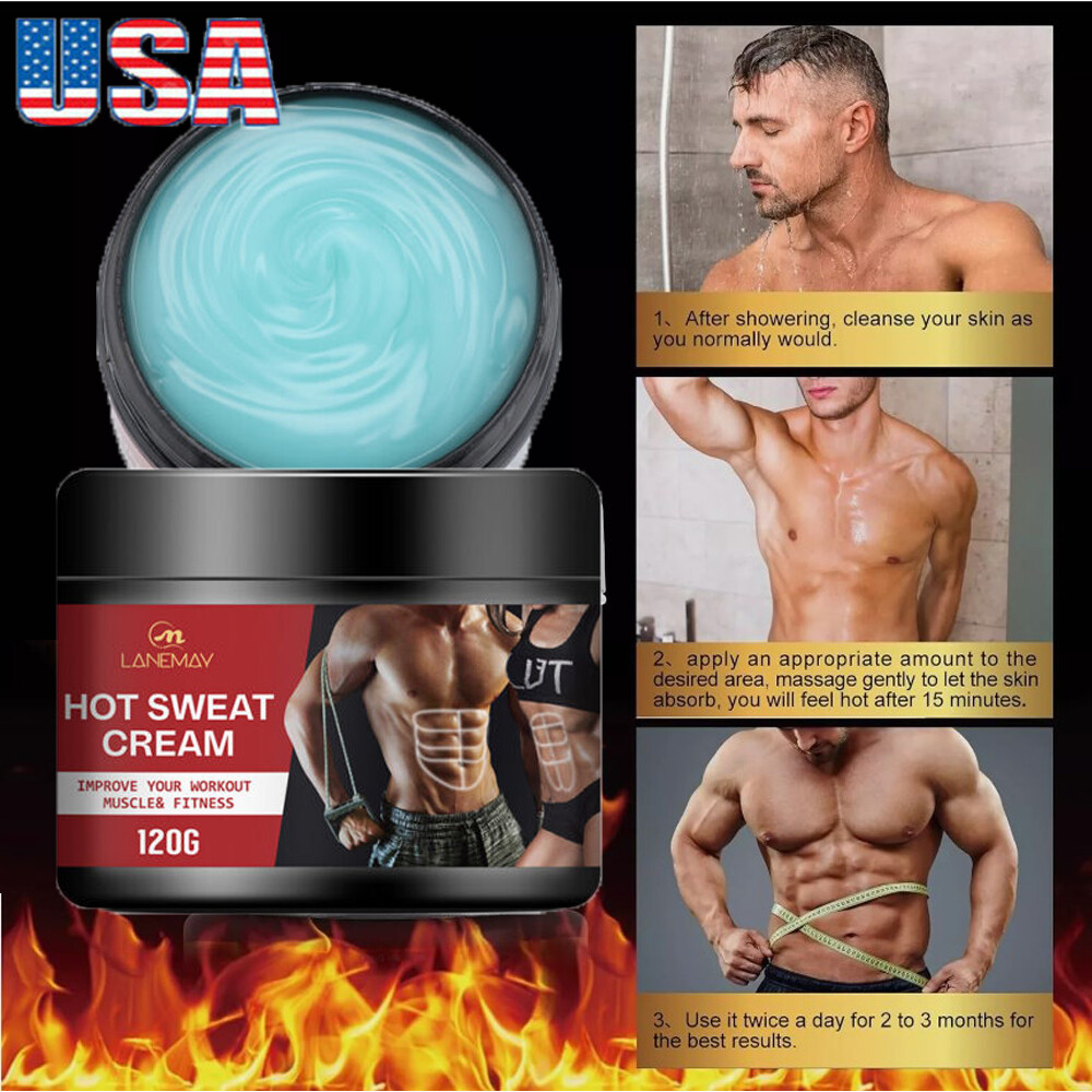 Hot Sweat Cream, Belly Fat Burning Cream Gel Weight Loss Cream Workout Enhancer