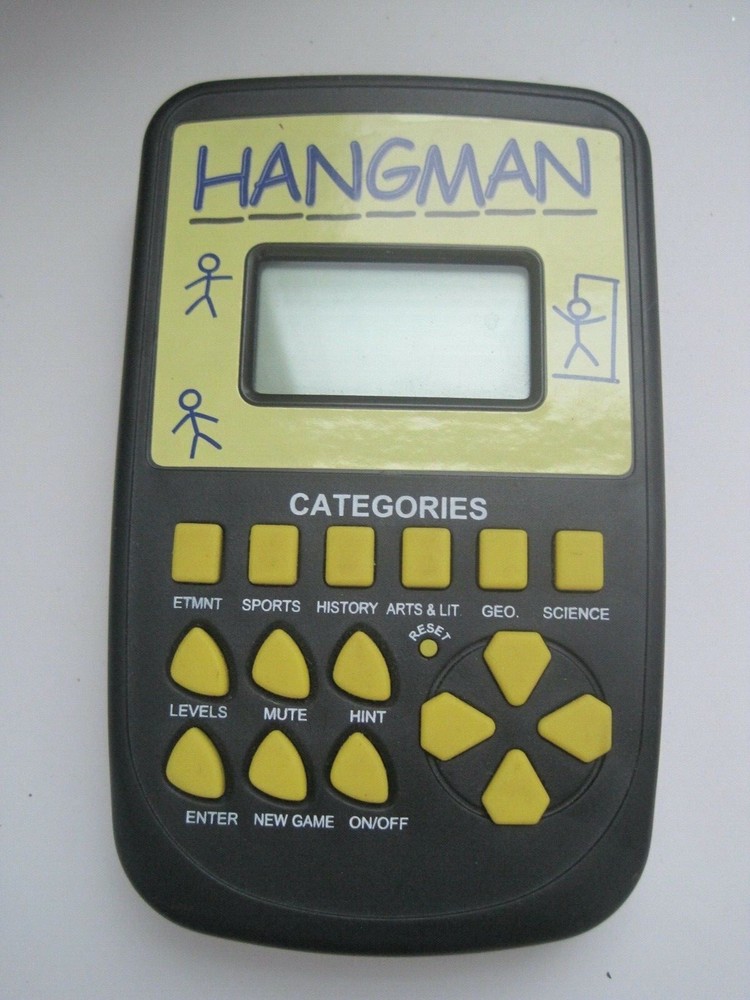 Hangman Dongguan Hand Held Game