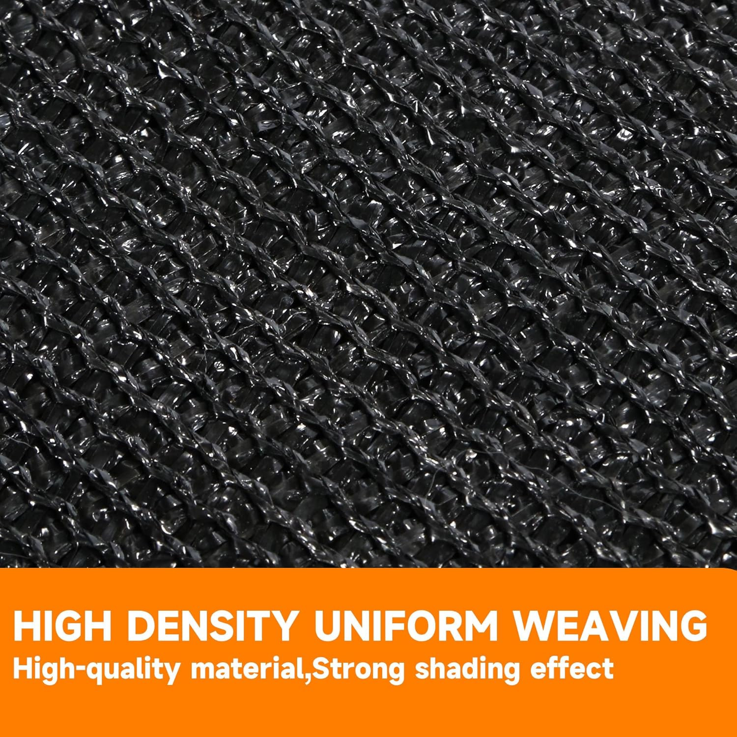 8' x 10' Black Shade Cloth 90% UV Resistant Mesh Tarp With Grommets For Plants