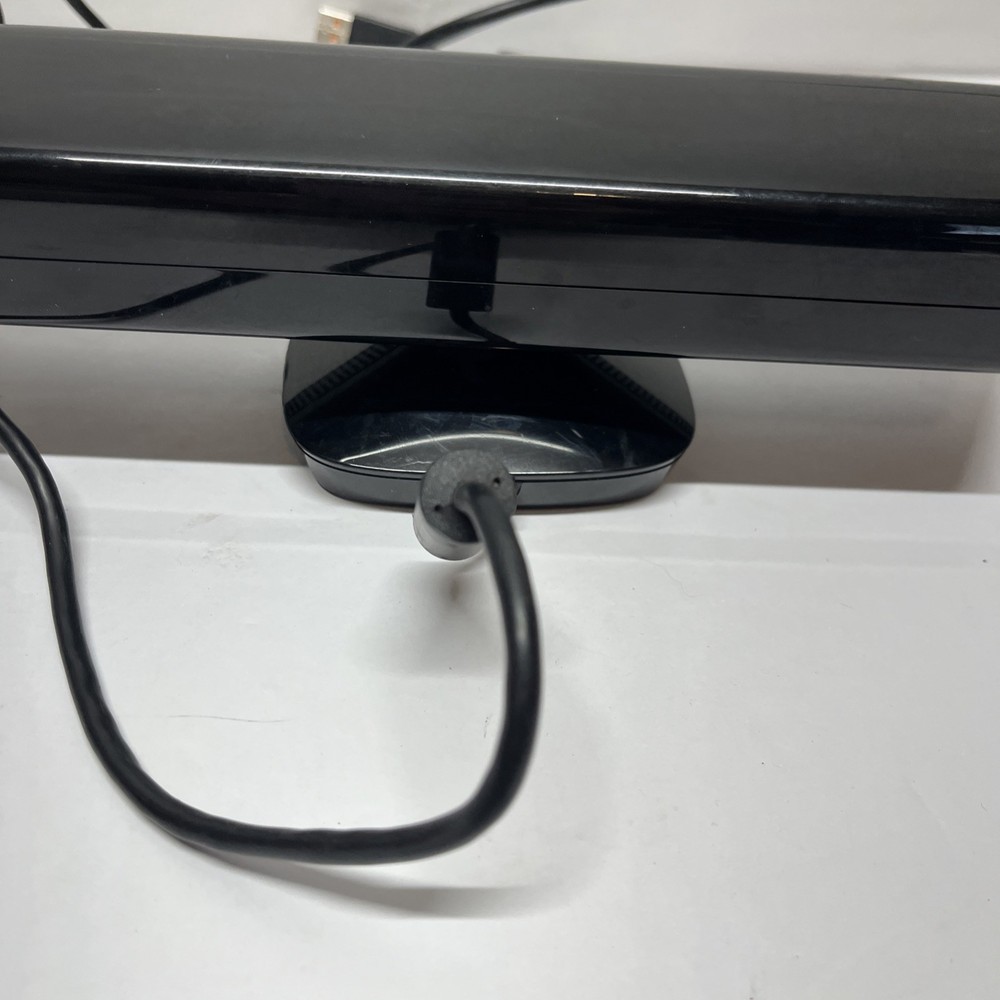 Microsoft Xbox 360 Kinect Sensor Bar Black With Plug Adapter
