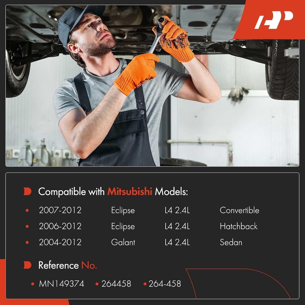 A-Premium Engine Oil Pan Sump with Drain Plug Compatible Mitsubishi...