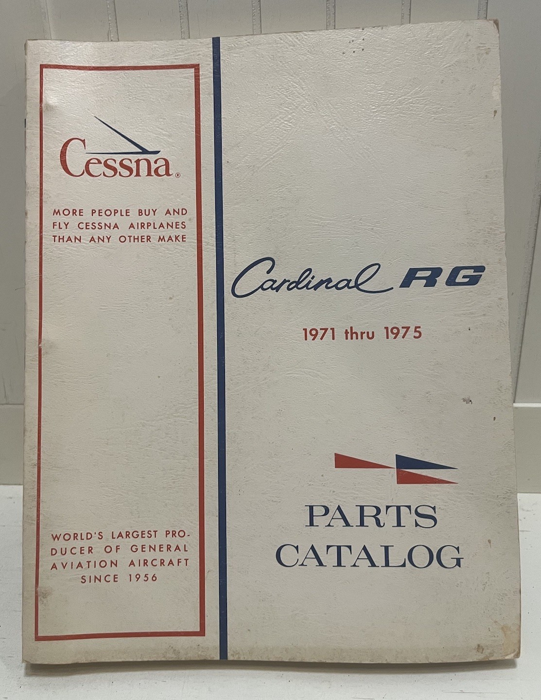 1971-1975 CESSNA Cardinal RG Parts Catalog Manual Original Book