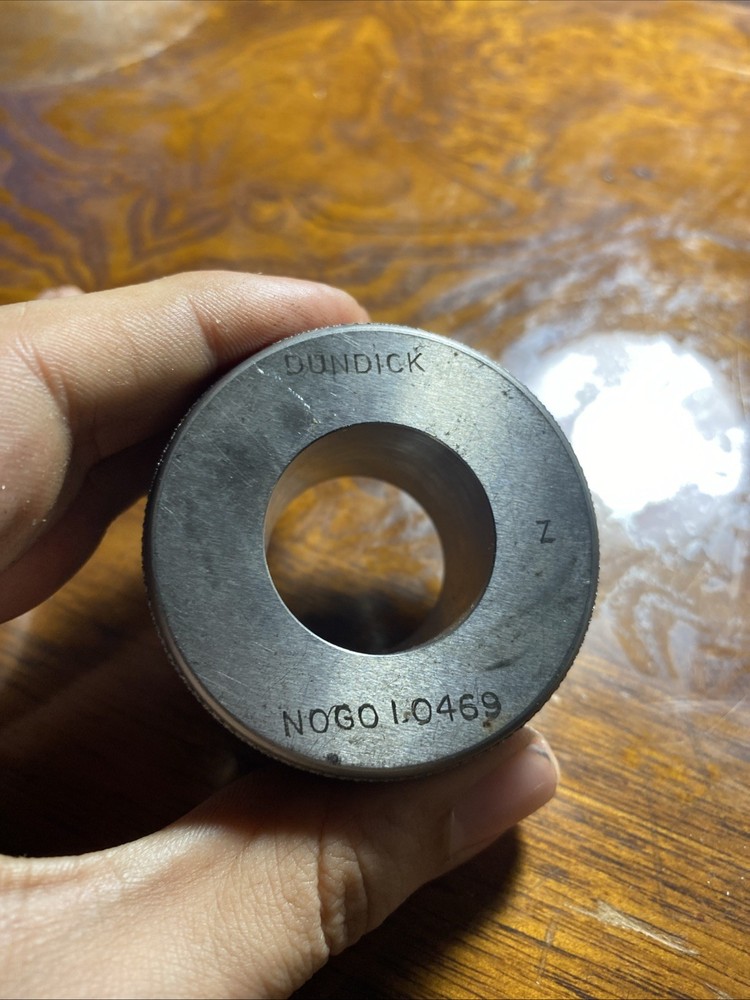 Dundick 1.0469 Plain Smooth Bore RING GAGE  (P69)