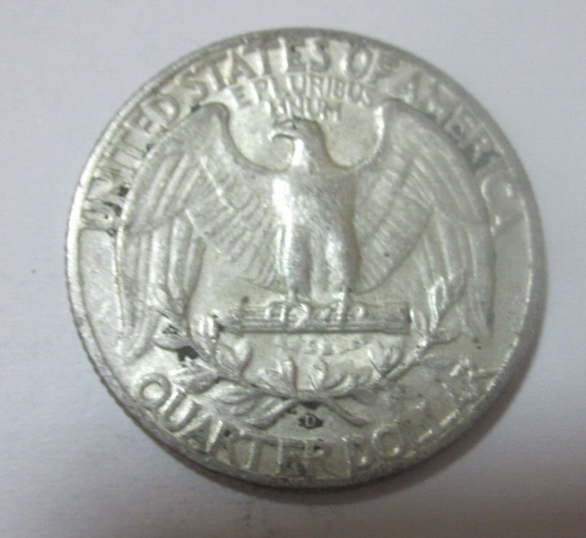 1964 D Washington Silver Quarter 90% Silver
