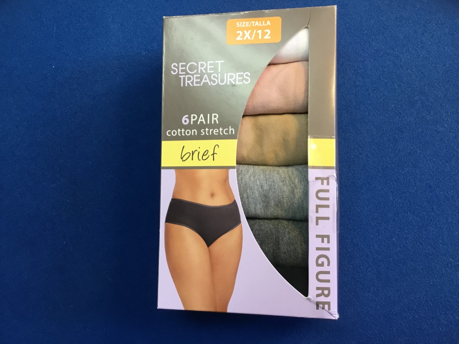 Women's underwear: Secret Treasures, available in bikini, brief, or hipster 6 pk