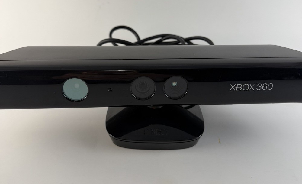 Microsoft Xbox 360 Kinect Motion Sensor Camera Black Model 1414 - Tested