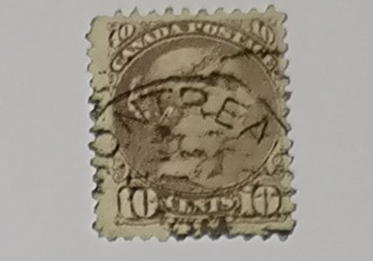 Canada #40a VF dated  Montreal