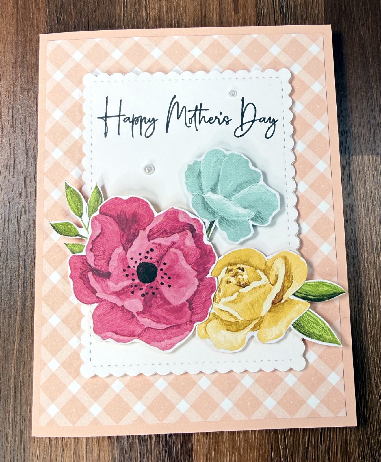Stampin Up Card Kit Happy Mother's Day Hues of Happiness Roses - 3 Cards