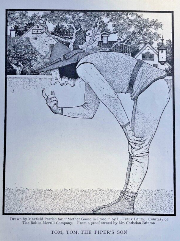 1912 Artist Maxfield Parrish Master of Make Believe