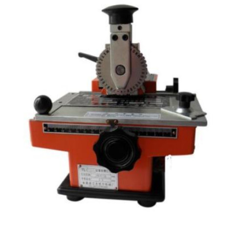 2mm Semi-automatic sheet embosser metal stamping printer marking machine label