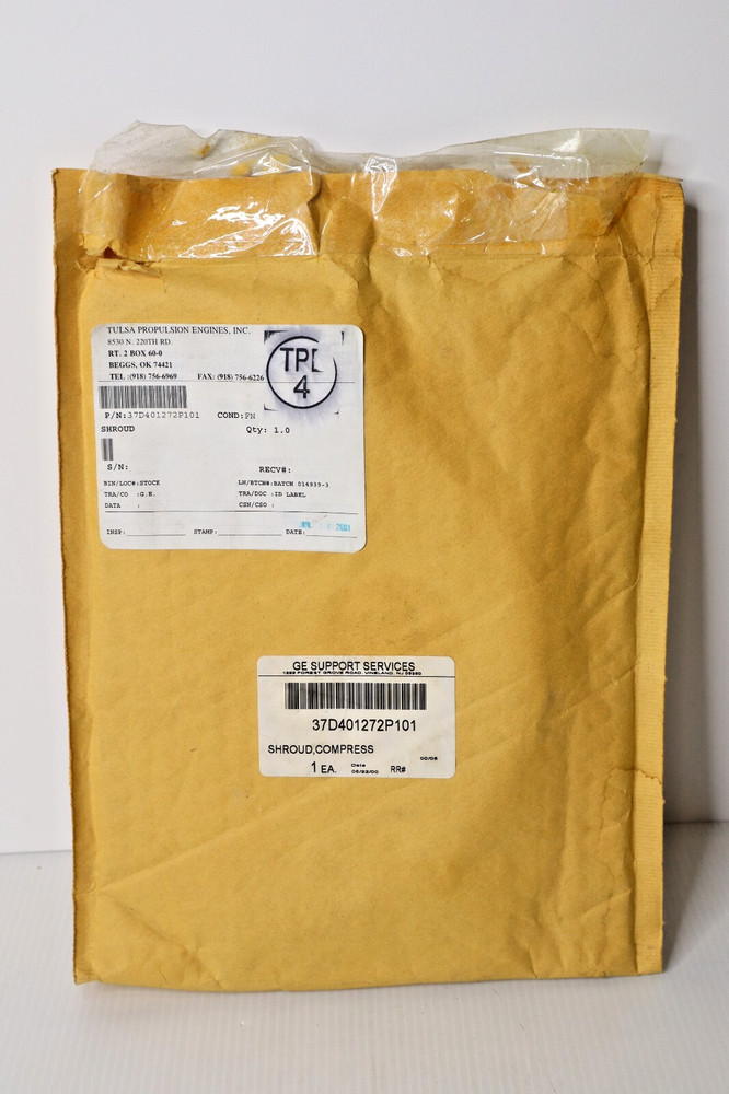 GE 37D401272P101 Shroud - New Surplus