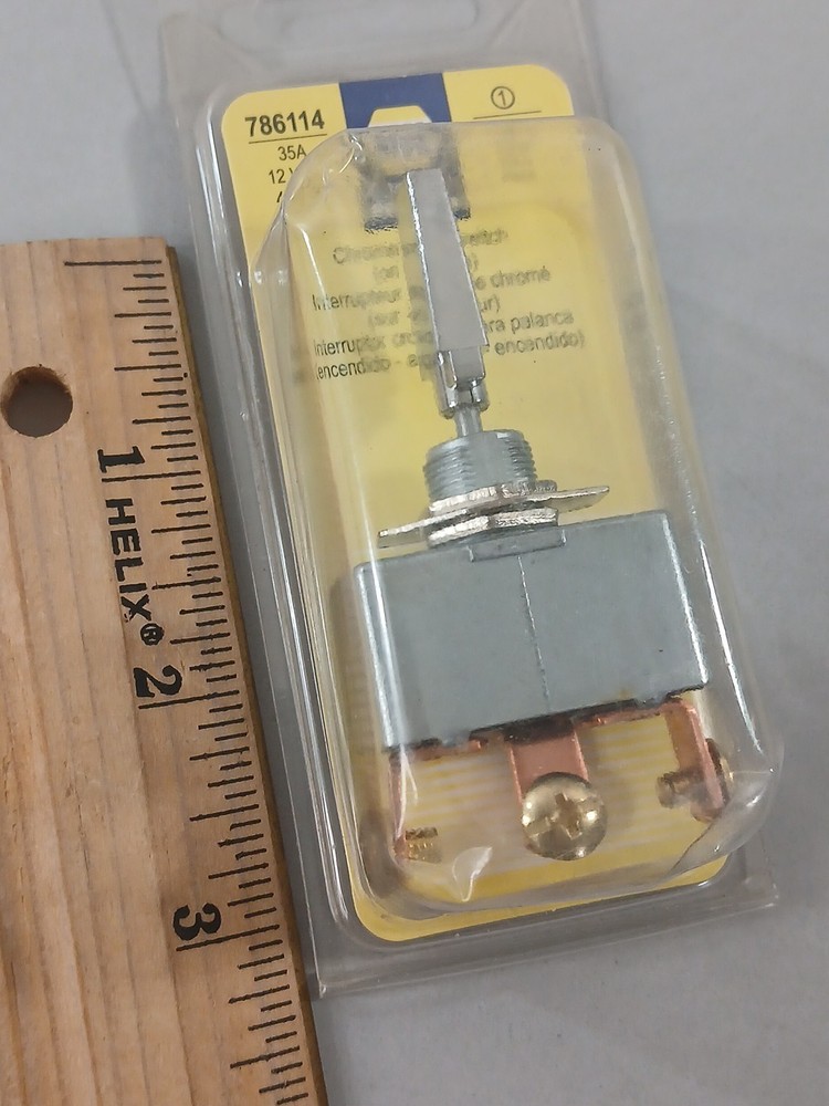 NAPA Chrome Metal 3 Position Toggle Switch 786114