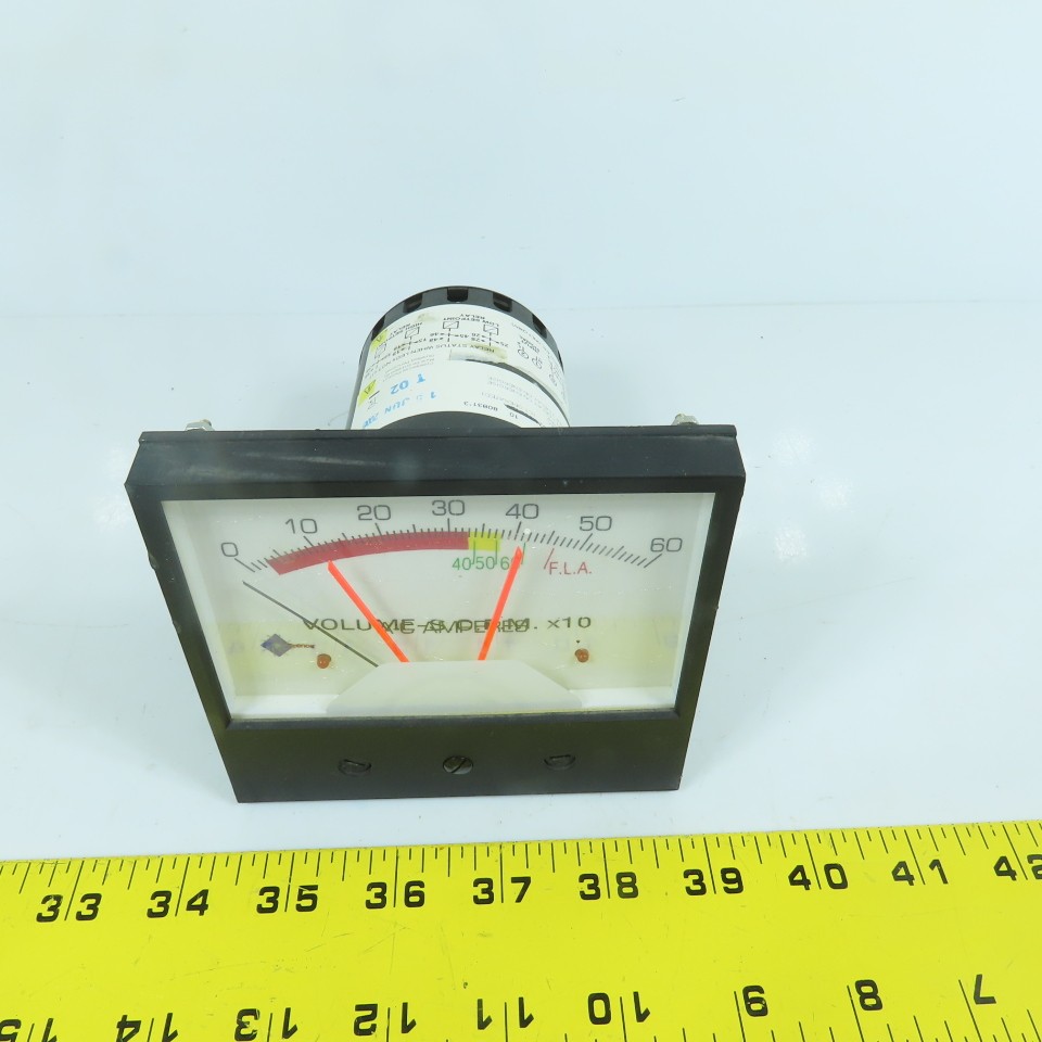 Crompton 386698 239-3024 Panel Mount DC Volts Voltmeter 0-60