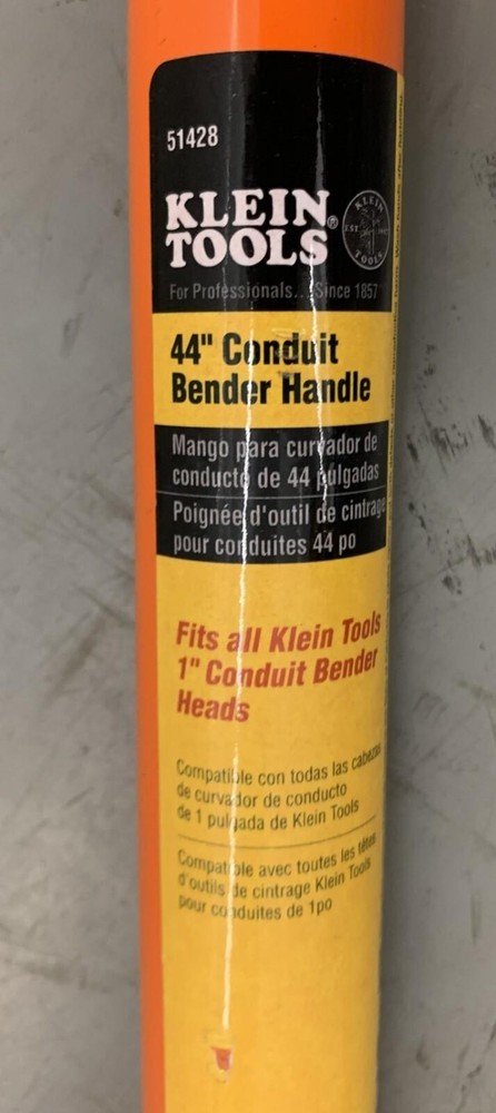 KLEIN TOOLS 51428 1'' ELECTRICAL CONDUIT PIPE BENDER HANDLE