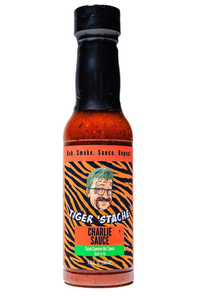 Tiger Stache Cajun Cayenne Hot Sauce