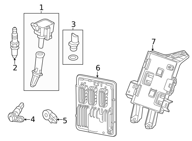 Genuine GM Engine Control Module Bracket 84031734