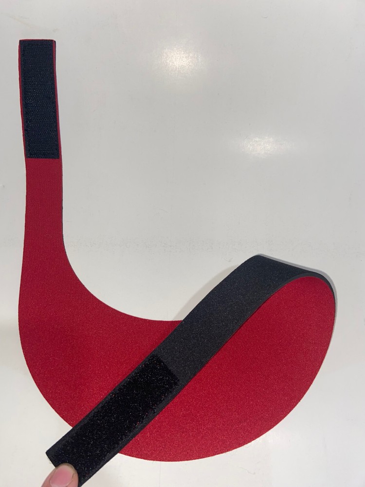 CCT Red Shooting Visor Cap Hat Lightweight ISSF