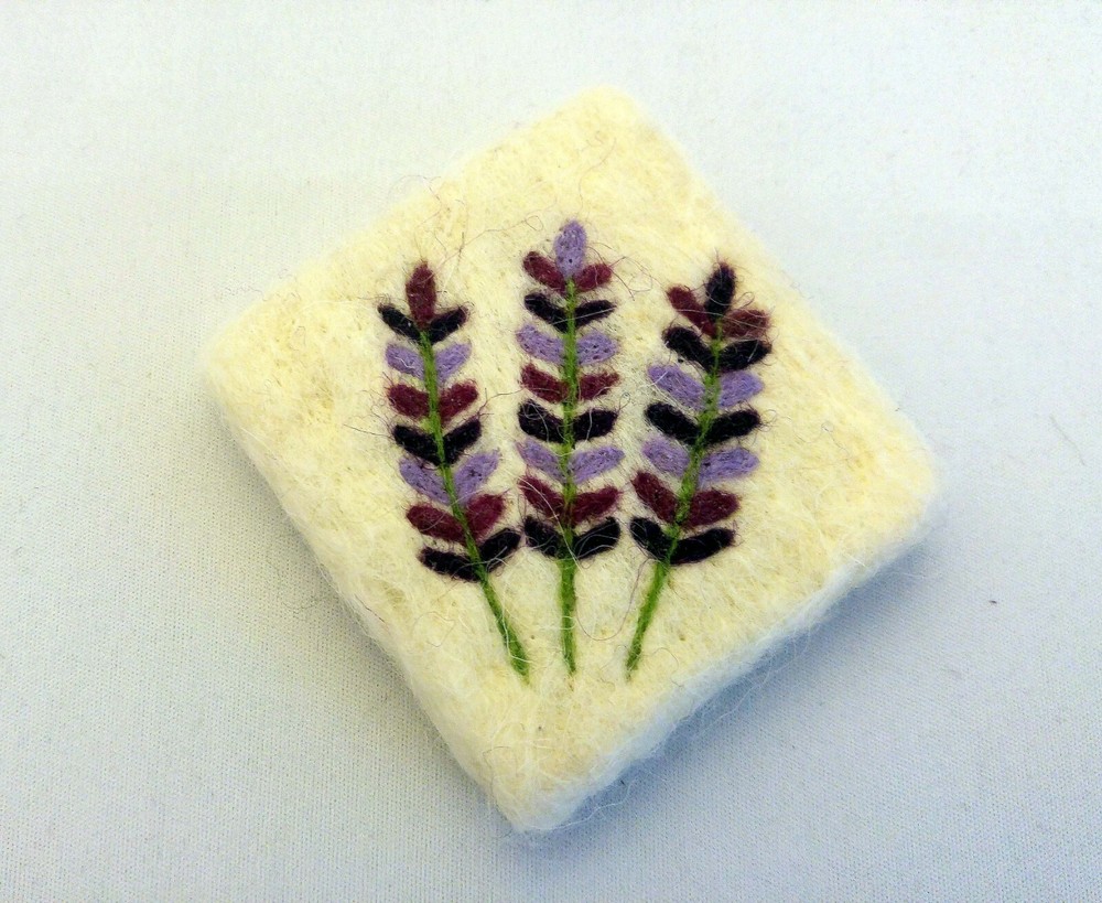 Needle Felted Soap Bar Decorative Handmade