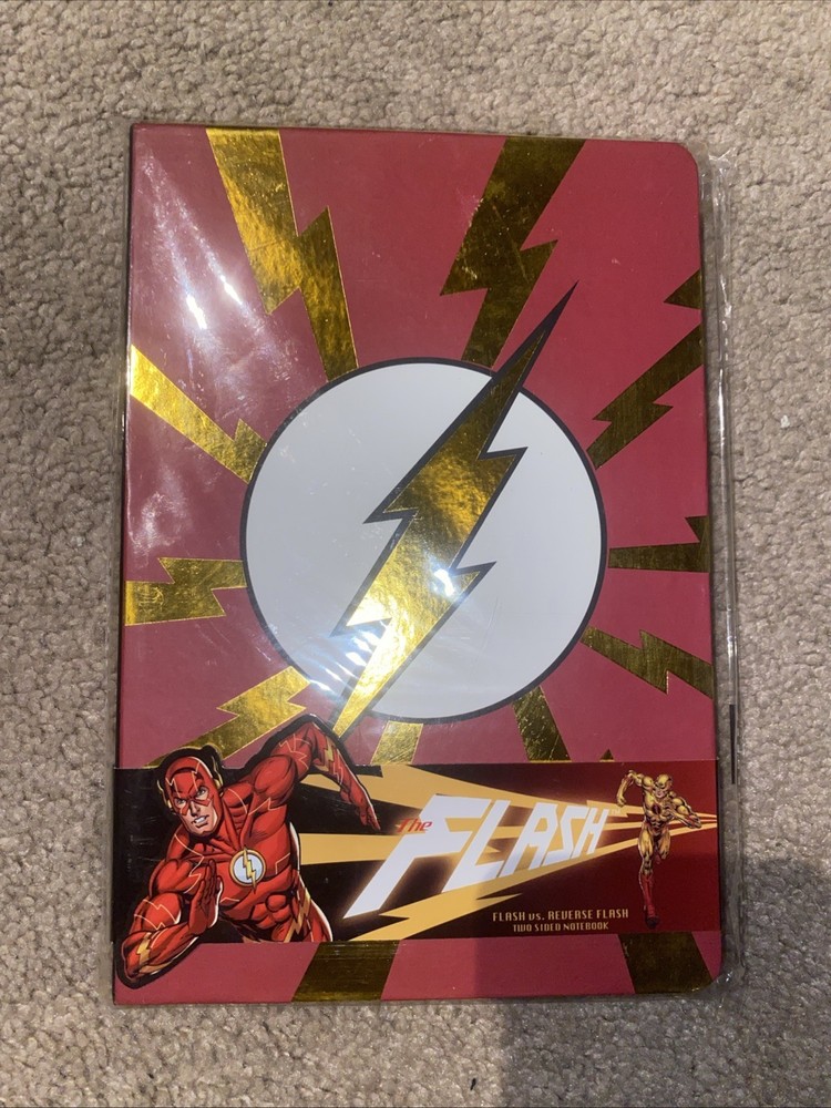 Culturefly Flash vs Reverse Flash two sided notebook journal