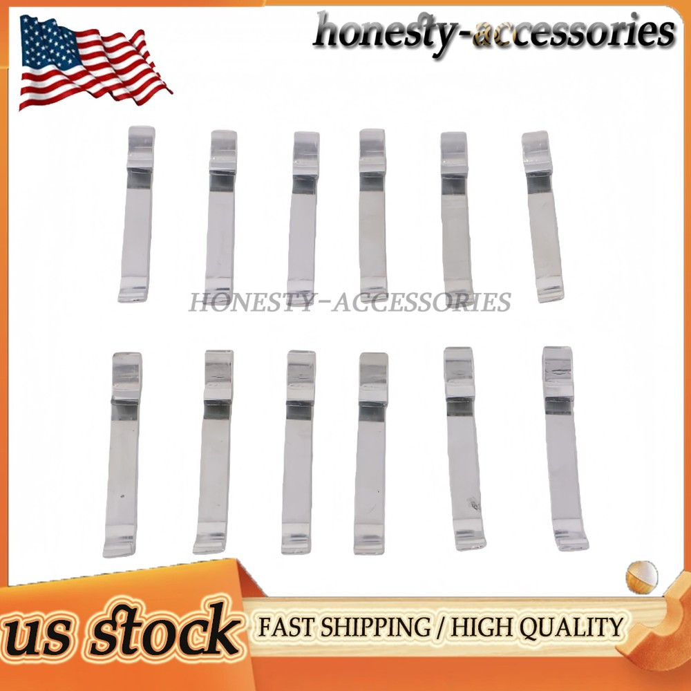 12x 2'' Drawer Slide Retaining Clips For Mac Matco Proto Tool Box Double Loop