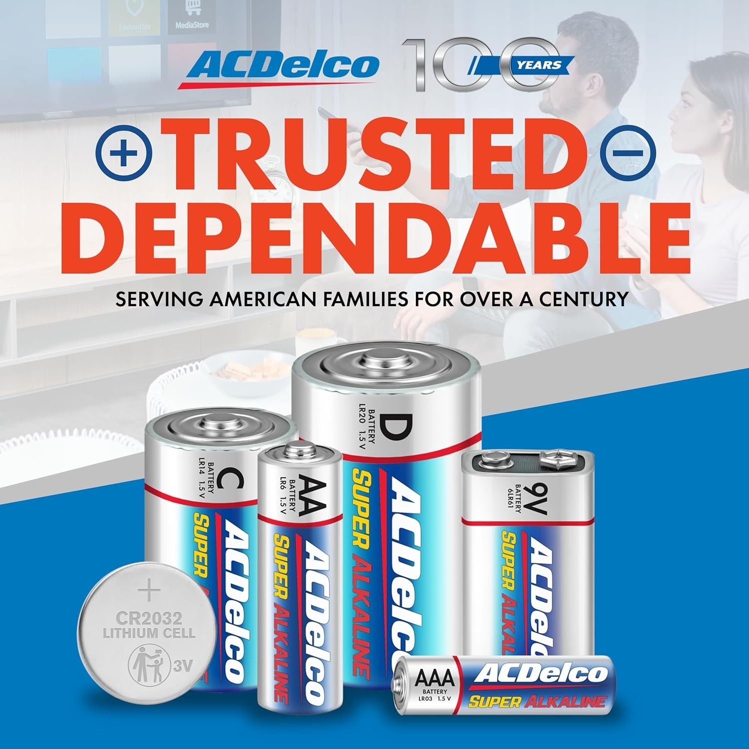 ACDelco AAA LR03 1.5V Super Alkaline Batteries, 48-Count