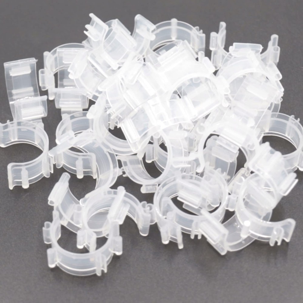 Joyangy 80pcs Sewing Bobbin Clips, Clear Holder, Plastic Thread