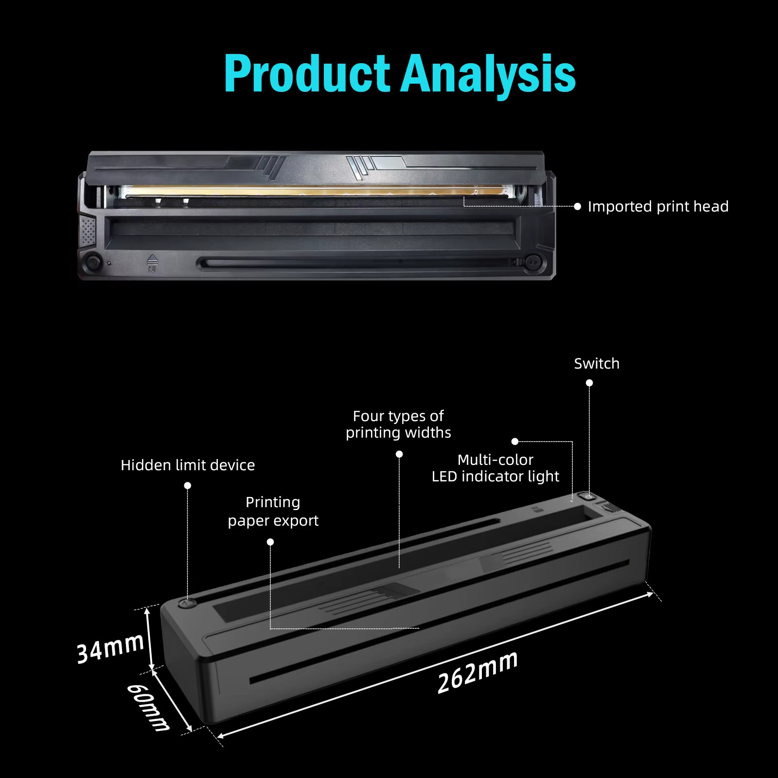  Tattoo Stencil Transfer Printer Machine A4 Portable Thermal Tattoo Maker Line